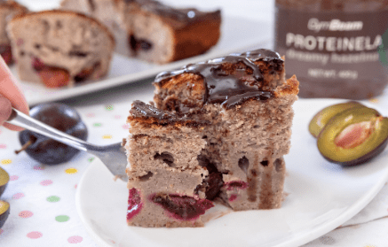 Fitness recept: Hrnkový švestkový koláč na snídani