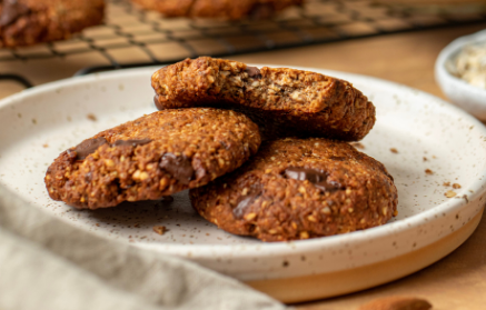 Fitness recept: Veganské mandlové sušenky s kousky čokolády